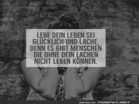 Sei gl�cklich und lache