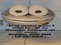 Erinnerung an die Klopapier Krise 2020