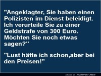 Preisgewitter im Gerichtssaal