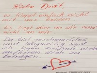 Liebesbrief an die Di�t: Schlussstrich!