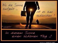 Die Sonne geht auf