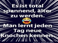 Neue Knochen, neues Abenteuer: Das Alter!