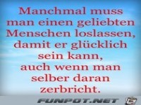 einen geliebten Menschen loslassen