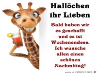 Hallchen ihr Lieben