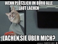 Lachen die etwas �ber mich?