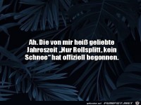 Nur Rollsplitt und kein Schnee