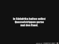 Quasselstrippen in S�dafrika