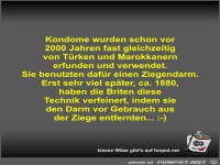 Kondome wurden schon vor 2000 Jahren fast gleichzeitig von