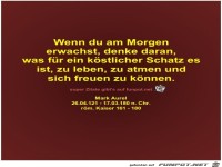 Wenn du am Morgen
erwachst