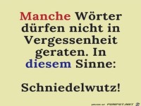 Manche W�rter