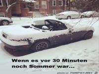 Der Winter kam pl�tzlich