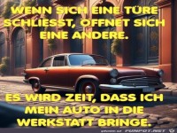 Wenn sich eine T�re schlie�t