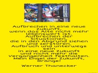 Aufbrechen in eine neue Zukunft