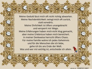 herz-Bild: Meine Geduld