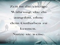 Zeit ist die kostbarste Whrung