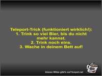 Teleport-Trick (funktioniert wirklich!)