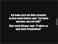 Der Kampf zwischen Kopf und K�rper