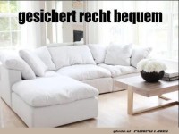Sofa-Kuschelparadies: Sicherheit geht vor!