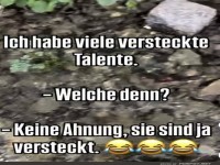 Meine versteckten Talente sind unsichtbar!
