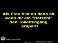 Als Frau bist du alt