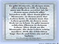 Es gibt Momente