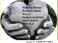 nicht wer du bist bestimmt......