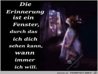 Die Erinnerung ist ein Fenster
