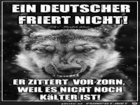 Ein Deutscher friert nicht!