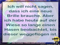 Brauche eine Brille