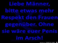 Mehr Respekt