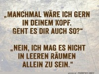 Gedanken �ber Einsamkeit und Leere