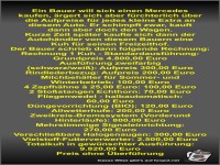 Ein Bauer will sich einen Mercedes kaufen