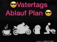 Vatertagsplanung mit Humor