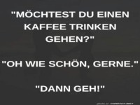 Witz �ber Kaffeetrinken