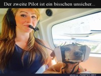 Flugabenteuer mit unerfahrenem Piloten