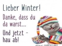 Winter, dein Exit ist gefragt!