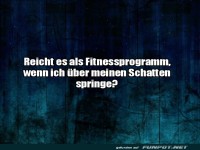 Fitnessprogramm: Schatten-Sprung Edition!