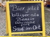 Bleib hier und spar mit Bier!