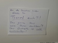 Beziehungstipp vom Hausflur