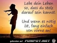 Lebe dein Leben