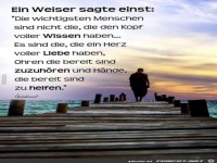 Ein Weiser sagte einst