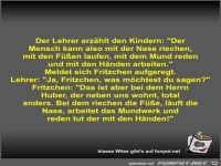 Der Lehrer erz�hlt den Kindern