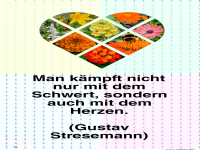 man kämpft nicht nur