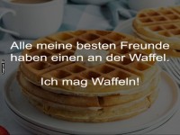 Kein Tag ohne Waffeln: Ein Genussmoment!