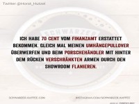 Erstattung vom Finanzamt humorvoll eingesetzt