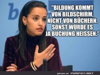 Bildung oder Buchung? Ein Bildschirmwitz!