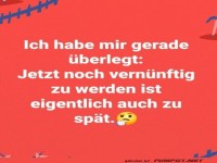 Vern�nftig werden