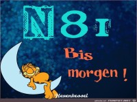 Bis morgen