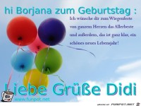 hi Borjana zum Geburtstag