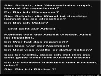 der Wasserhahn tropft.......